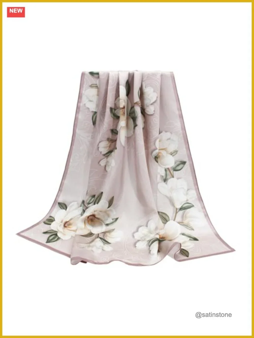 100% Mulberry Silk Scarf 35